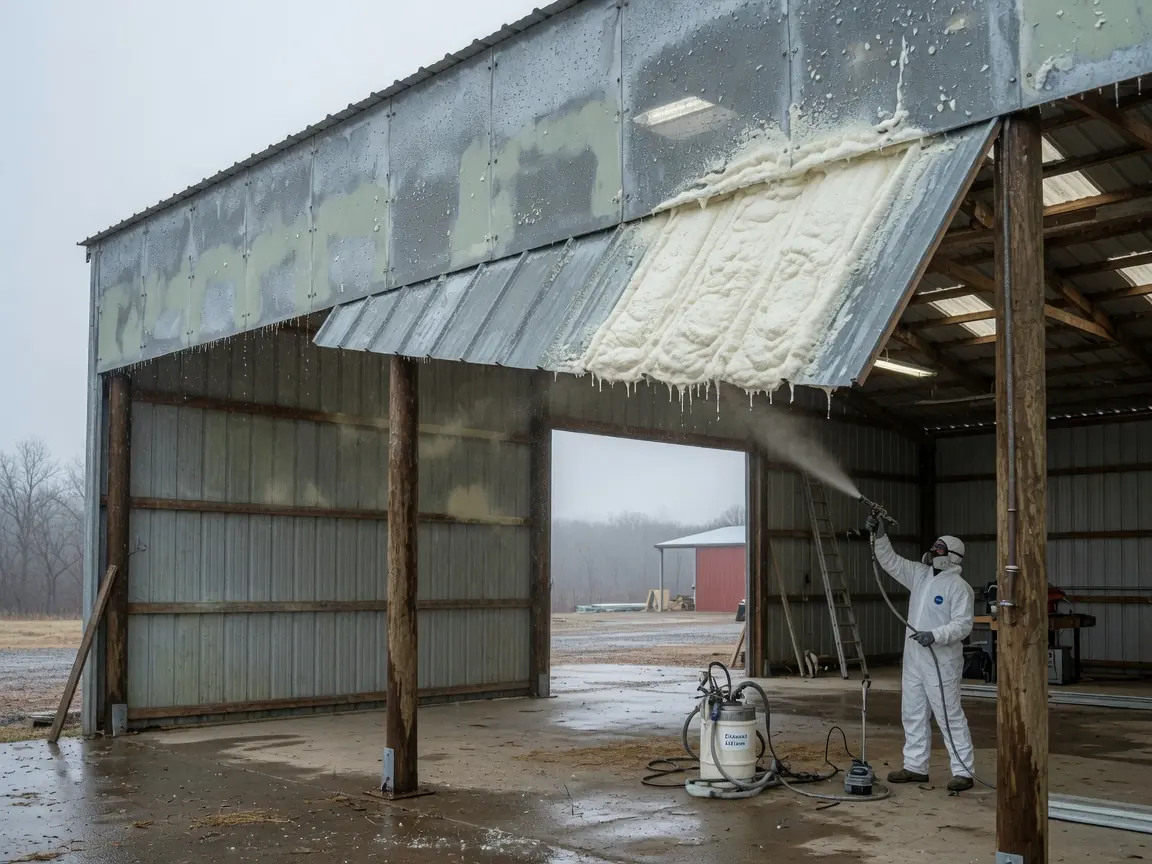 spray foam insulation in Haskell